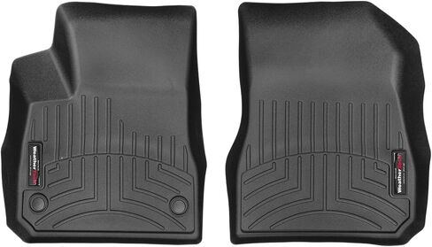 WeatherTech Custom Fit FloorLiners for Chevrolet Malibu - 1st Row (449031), Black in Saudi Arabia