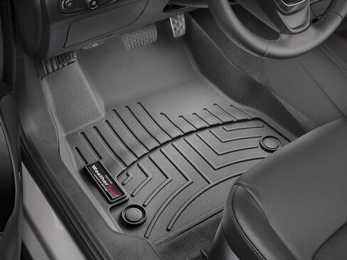 WeatherTech Custom Fit FloorLiners for Chevrolet Malibu - 1st Row (449031), Black in Saudi Arabia