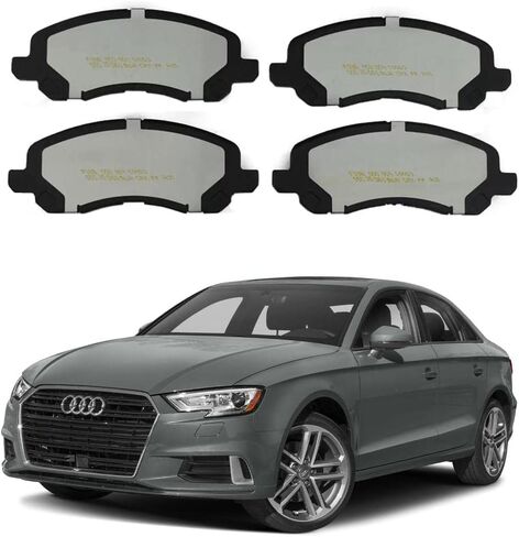 BOSCH BC1348 QuietCast Premium Ceramic Disc Brake Pad Set - Compatible with Select Audi Q3, Q3 Quattro; Volkswagen CC, Passat, Passat CC, Tiguan, Tiguan Limited; REAR in Saudi Arabia