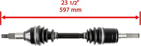 Caltric Front Rear Left and Right CV Joint Axle Compatible with Can-am Outlander 1000 4X4 XMR 2013 2014 2015-2018 in Saudi Arabia