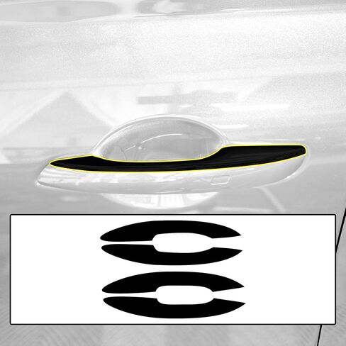 BOGAR TECH DESIGNS Lower Side Chrome Delete Overlay Compatible with Genesis G80 2021-2025, Gloss Black in Saudi Arabia