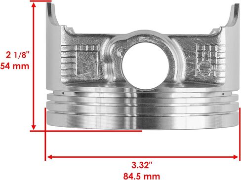 Caltric Front Rear Cylinder Piston Ring Compatible with Kawasaki Brute Force 750 KVF750 4X4i 2005 2006-2011 in Saudi Arabia