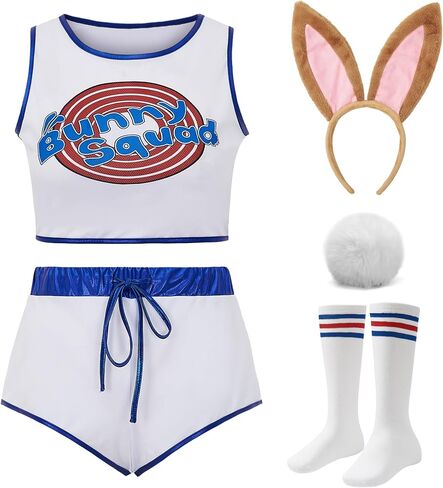 Women Lola #10 Movie Basketball Jersey Halloween Cosplay Costume in Saudi Arabia