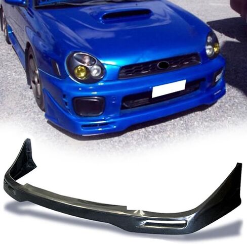 الشفة الأمامية الممتصة للصدمات متوافقة مع 2002-2003 Subaru Impreza WRX Sedan/RS Sedan، لا تناسب Wagon، STI Style PU غير مصبوغ الشفة الأمامية المفسد الفاصل من IKON MOTORSPORTS in Saudi Arabia