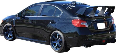 2PC Wing Stabilizer Compatible with 2015-2021 Subaru WRX STI, ABS Unpainted Trunk Boot Lip Spoiler Wing & 3M Tape Add On by IKON MOTORSPORTS in Saudi Arabia