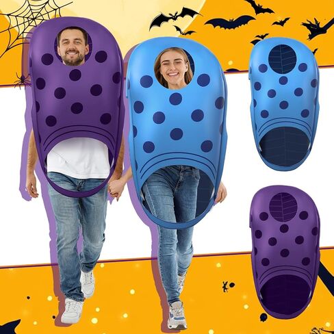 Blue Halloween Garden Beach Shoe Costume 47 x 29 inch Funny Halloween Costume Garden Shoe Cosplay Clog Outfits in Saudi Arabia