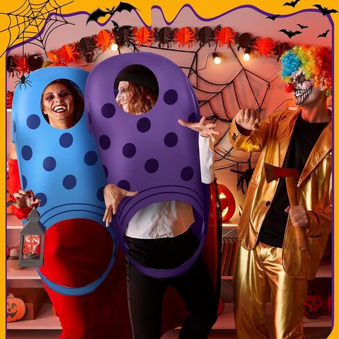 Blue Halloween Garden Beach Shoe Costume 47 x 29 inch Funny Halloween Costume Garden Shoe Cosplay Clog Outfits in Saudi Arabia