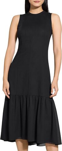 Theory Women's Tier Tie Neck Dress in Saudi Arabia
