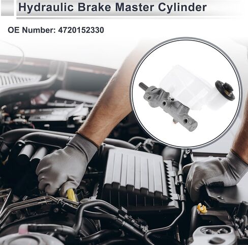Engine Compartment Brake Master Cylinder for Toyota Yaris 2007-2011 Durable Hydraulic Master Cylinder No.4720152330 with Reservoir 1 Pcs in Saudi Arabia