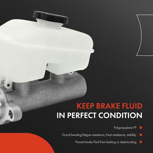 A-Premium Brake Master Cylinder with Reservoir and Cap Compatible with Cadillac Vehicles - DeVille 2002 2003 2004 2005 in Saudi Arabia