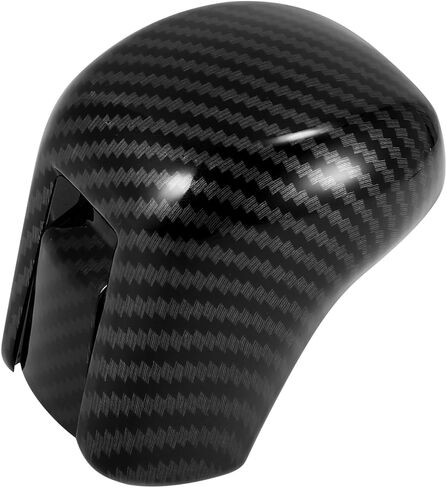 Gear Shift Knob Cover Automatic Transmission Lever Trim for Honda Civic 10th Gen 2016 2017 2018 2019 2020 2021 ABS Carbon Fiber Pattern Black Durable Material in Saudi Arabia