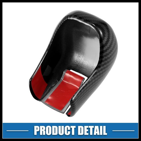 Gear Shift Knob Cover Automatic Transmission Lever Trim for Honda Civic 10th Gen 2016 2017 2018 2019 2020 2021 ABS Carbon Fiber Pattern Black Durable Material in Saudi Arabia
