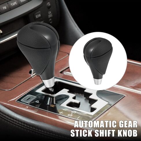 X AUTOHAUX مقبض ناقل الحركة الأوتوماتيكي للسيارة لكزس ES350 2007-2015 GS450h 2007-2011 لكزس RX450h جلد صناعي أسود in Saudi Arabia