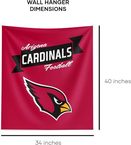 Northwest NFL Arizona Cardinals Wall Hanging Tapestry, 34" x 40", Premium in Saudi Arabia