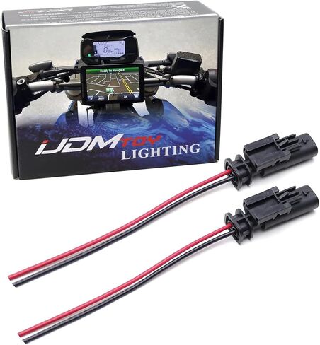 iJDMTOY 2-Pin Accessory Power Outlet Connectors of USB GPS Plug Wire Harness w/ 7-Inch Pigtail, Compatible with BMW G310GS G310R Motorcycle in Saudi Arabia