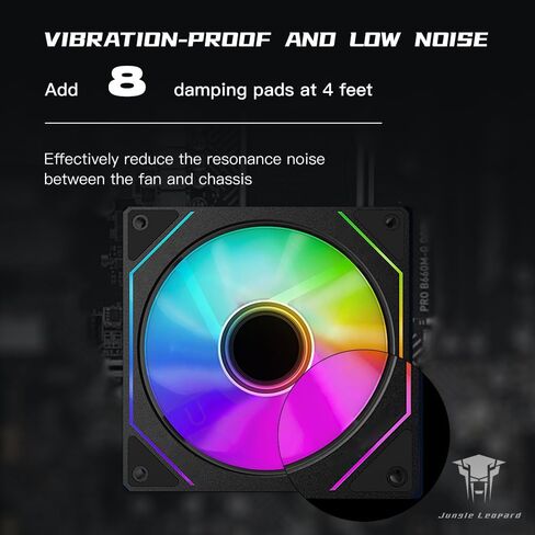 مروحة حافظة عكسية Prism 4 EX 120 مم ARGB، مرآة إنفينيتي RGB تأثير الضوء 5 فولت 3PIN مزامنة ضوء اللوحة الأم 800 ~ 1850 دورة في الدقيقة PWM PC مناسبة لحافظة الكمبيوتر ومبرد وحدة المعالجة المركزية (أبيض) in Saudi Arabia