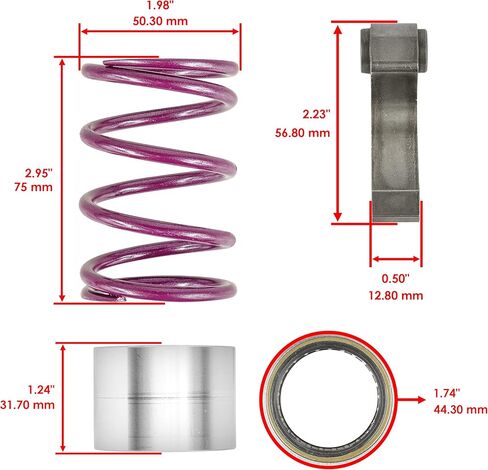 Caltric Complete Primary Drive Clutch Rebuild Kit Compatible with Polaris RZR 900 / RZR 4 900 2014 in Saudi Arabia