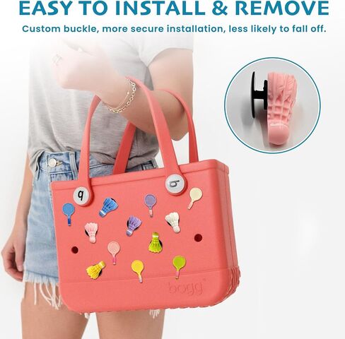 Soccer Mom Charm for Bogg Bag – Cute & Stylish Accessories for Women – Compatible with Rubber Beach Bags of Most Sizes & Brands in Kuwait