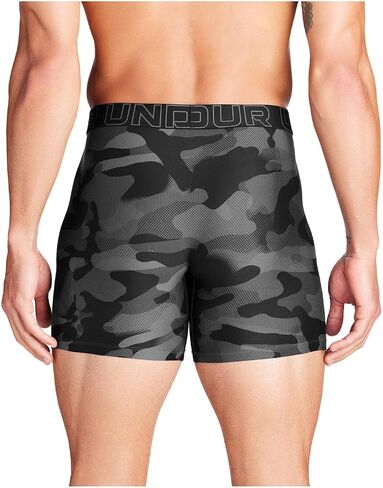 تحت Armor Men's 3 عبوات الأداء التقنية طباعة 6 "الملاكم in Kuwait