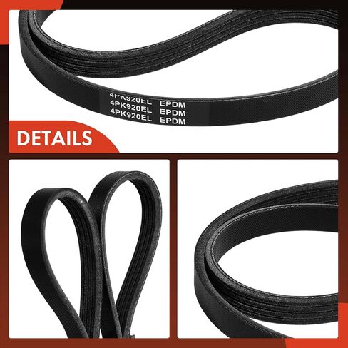 A-Premium Stretch Fit Serpentine Drive Belt Compatible with Dodge Avenger 2008-2010 & Chrysler Sebring 2007-2010, 2.7L in Saudi Arabia