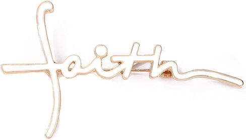 Faith Letter Brooch for Women Men Christian Theme Enamel Pin for Clothes Jackets Hats Bags Lapel Pins Fashion Accessories Decor Brooches Dainty Jewelry Gift for Best Friends Birthday Xmas in Saudi Arabia