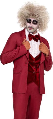 Beetle Groom Costume Includes Jacket With Attached Velvet Vest, Dickey With Bow Tie, and Pants in Saudi Arabia