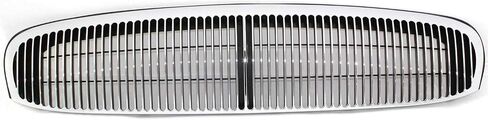 Garage-Pro Grille Assembly for BUICK PARK AVENUE 97-04 Plastic Chrome Shell/Ptd-Black Insert Base Model in Saudi Arabia