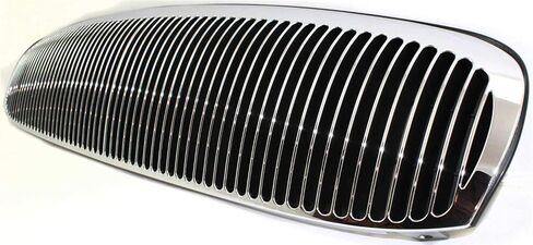Garage-Pro Grille Assembly for BUICK PARK AVENUE 97-04 Plastic Chrome Shell/Ptd-Black Insert Base Model in Saudi Arabia