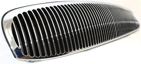 Garage-Pro Grille Assembly for BUICK PARK AVENUE 97-04 Plastic Chrome Shell/Ptd-Black Insert Base Model in Saudi Arabia
