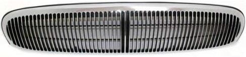 Garage-Pro Grille Assembly for BUICK PARK AVENUE 97-04 Plastic Chrome Shell/Ptd-Black Insert Base Model in Saudi Arabia