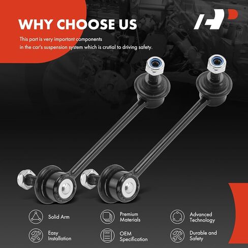 A-Premium 2 x Rear Sway Bar Links Stabilizer Bar Links, Compatible with Honda Pilot 2003-2008 & Acura MDX 2001-2006 in Saudi Arabia