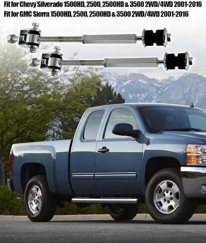 Sway Bar End Link Kit Adjustable 4-6" Lifted Fit for Chevy Silverado GMC Sierra 1500 1500HD 2500 2500HD 3500 Fit for Suburban 1500 Tahoe Yukon Avalanche in Saudi Arabia