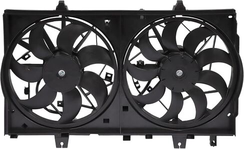 Cooling Fan 620-472 for Nissan for Rogue 2014-2018 Black Driver Passenger Side/LH RH Electric Cooling Fan in Saudi Arabia