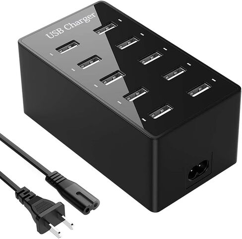 محطة شحن، كتلة شاحن USB C، 150 وات 30 منفذًا [15USB-C + 15USB-A]، محطة شحن للسفر شاحن سريع لسطح المكتب USB جداري متوافق مع iPhone وiPad والأجهزة اللوحية والهواتف الذكية in Saudi Arabia