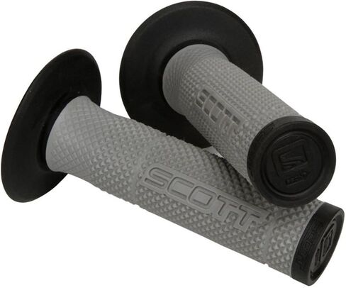 Black Gray Scott Sx 2 Handlebar Hand Grips and Free Sticker Fits Suzuki Rm125 Rm250 Rm85 Rm80 Rmx250 Rmz250 Rmz450 Drz400 Dr350 Dr250 1981-2014 in Saudi Arabia