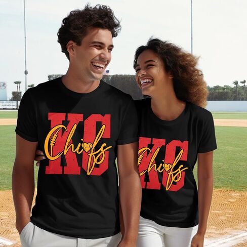 Football Shirts for Men Game Day Football Fan T-Shirt Casual Rugby Team Graphic Short Sleeve Tees in Kuwait