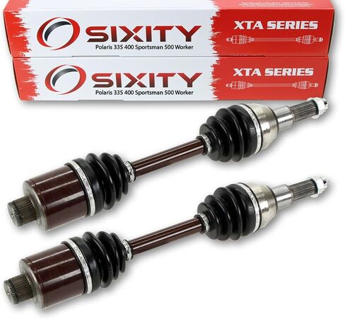 Sixity XTA Rear Left & Right CV Axles compatible with Polaris 335 400 Sportsman 500 Worker Pair 2001 2000 1999 in Saudi Arabia