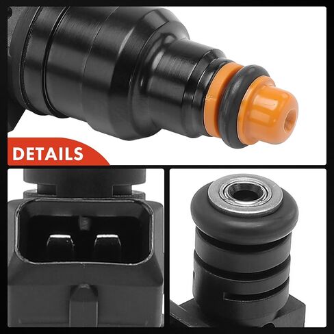 A-Premium Fuel Injectors Set of 6 Compatible with Jeep XJ Series Wagoneer, Cherokee, MJ Series Comanche, 1987-1990 in Saudi Arabia
