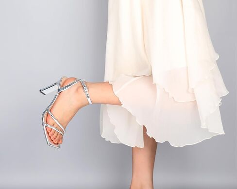 Joseywade Chunky Heels Women Strappy High 3.5" Heeled Sandals Open Toe Shoes in Saudi Arabia