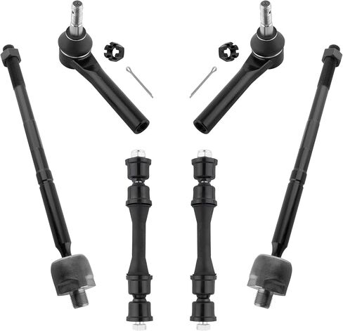 6 قطعة طقم التعليق الأمامي الداخلي الخارجي قضيب التعادل ينتهي Sway Bar End Link مناسب لكاديلاك إسكاليد ESV لسيارة شيفروليه سيلفرادو سوبربان تاهو لجي إم سي سييرا يوكون XL K700432 ES800948 EV800938 in Saudi Arabia
