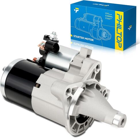 PHILTOP Starter Motor 19026N متوافق مع 2008-2010 Journey، Routan، Town & Country، Avenger، Grand Caravan، Sebring، 2007-2008 Pacifica 12V 1.2KW10 Teeth CW 04608800AE in Kuwait