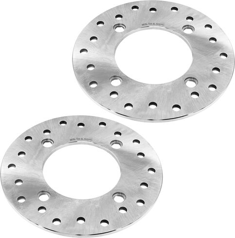 Caltric Front & Rear Brake Disc Rotor Compatible with Polaris RZR Turbo S4 2020-2021 5262840 5267607 in Saudi Arabia