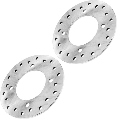 Caltric Front & Rear Brake Disc Rotor Compatible with Polaris RZR Turbo S4 2020-2021 5262840 5267607 in Saudi Arabia