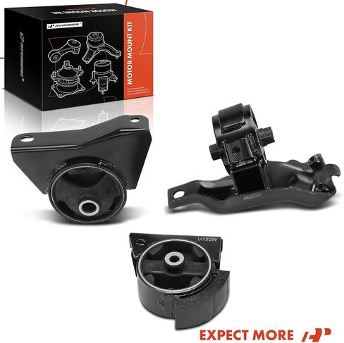 مجموعة تثبيت محرك المحرك وناقل الحركة A-Premium 3 قطع متوافقة مع Toyota Corolla 1993-1997 1.8L & Geo Prizm 1993-1997 1.8L، ناقل حركة أوتوماتيكي، استبدال # 1237215181، 1237215180 in Saudi Arabia