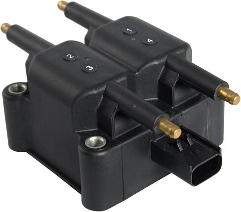OEG Parts New Ignition Coil Compatible With Chrysler Dodge Eagle Compatible With Jeep Mitsubishi Plymouth 1995-2009 56032521 56032521AB WA2243 in Saudi Arabia