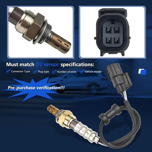 مستشعر الأكسجين Maxfavor 234-4350 مستشعر O2 متوافق مع Honda Civic 2006 2007 2008 2009 2010 2011 2014 2015 1.3L 1.8L مستشعر الأكسجين، لمستشعر 2013 2014 Acura ILX 2.0L O2 in Saudi Arabia