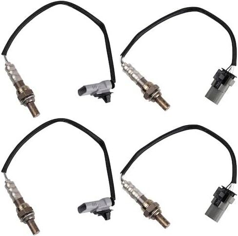 Upstream and Downstream Oxygen Sensor Set of 4 - Compatible with 2014-2019 Chevy Silverado 1500 in Saudi Arabia