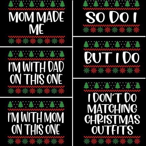 I Don't Do Matching Christmas Outfits Shirt, Matching Family Christmas Shirt, Xmas Party, Pajamas Shirt in Saudi Arabia
