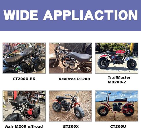 2pcs 49cc Modified Item 69730 Pull Starter Sticker Mini Bike Stickers for Predator 212 Engine Coleman CT200U BT200X KT196 Baja Monster Mega Moto MB200 Go Kart 196cc 224cc 200cc (49cc Modified+69730) in Kuwait