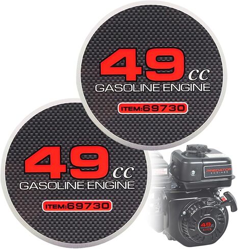2pcs 49cc Modified Item 69730 Pull Starter Sticker Mini Bike Stickers for Predator 212 Engine Coleman CT200U BT200X KT196 Baja Monster Mega Moto MB200 Go Kart 196cc 224cc 200cc (49cc Modified+69730) in Kuwait